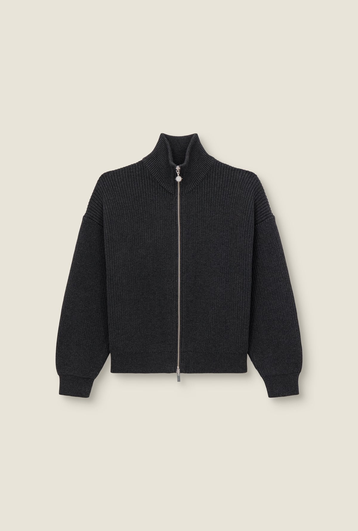 Gilet zippé en maille
