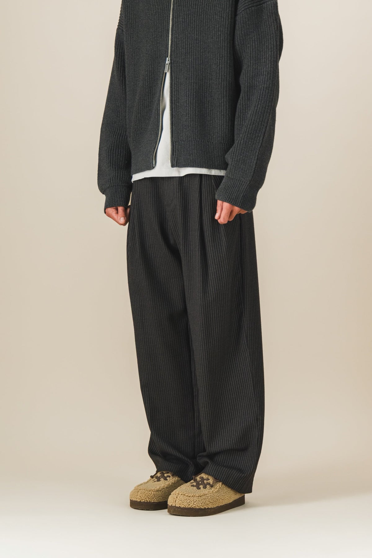 Gilet zippé en maille