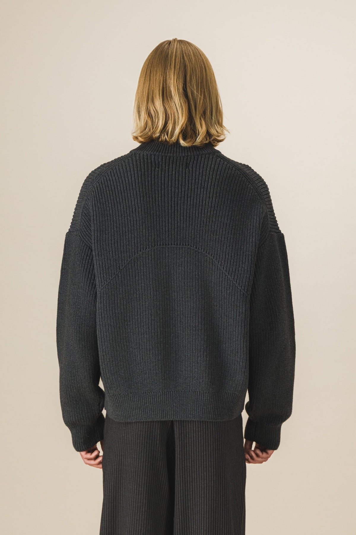 Gilet zippé en maille