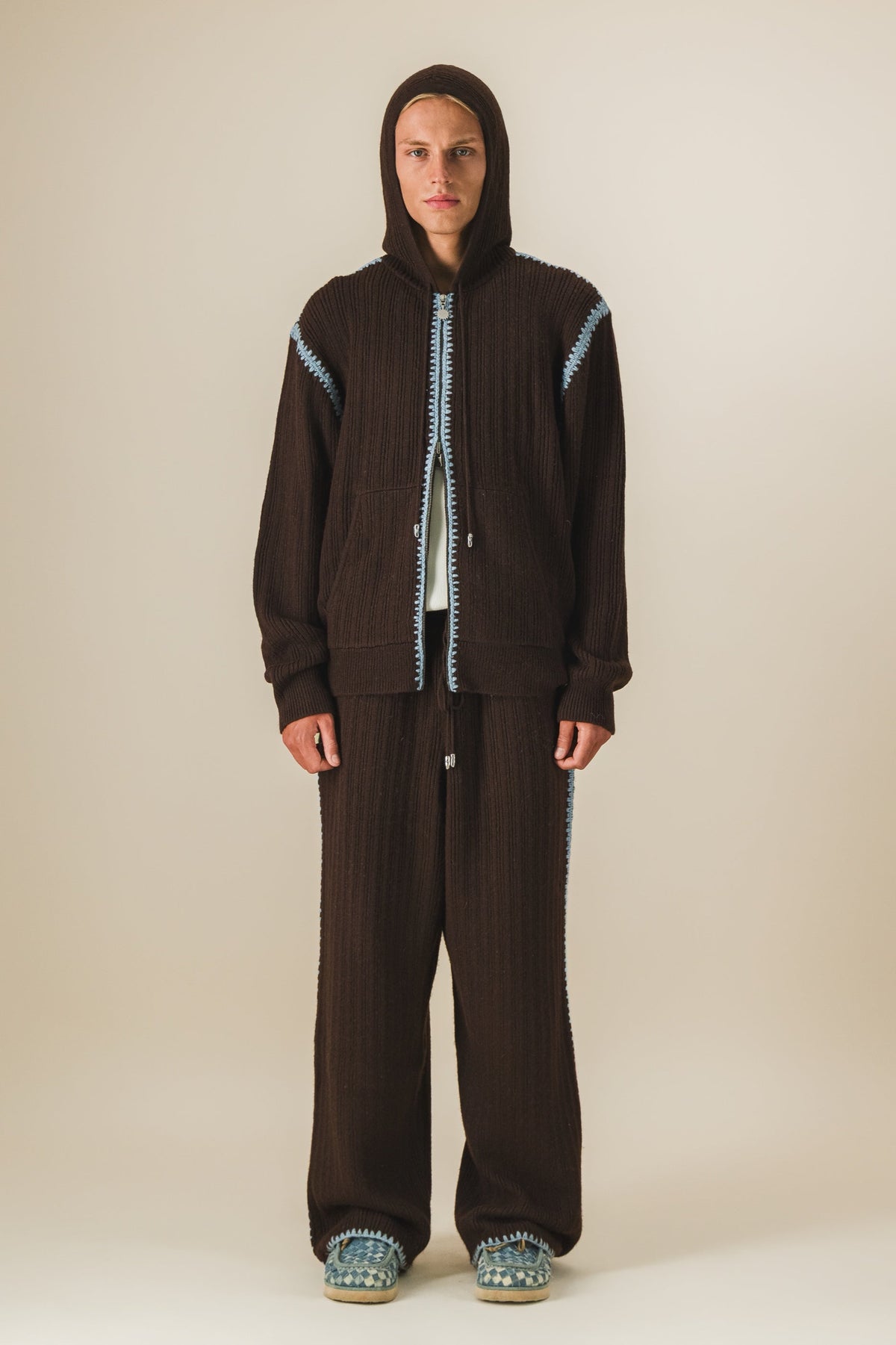 Gilet zippé feston