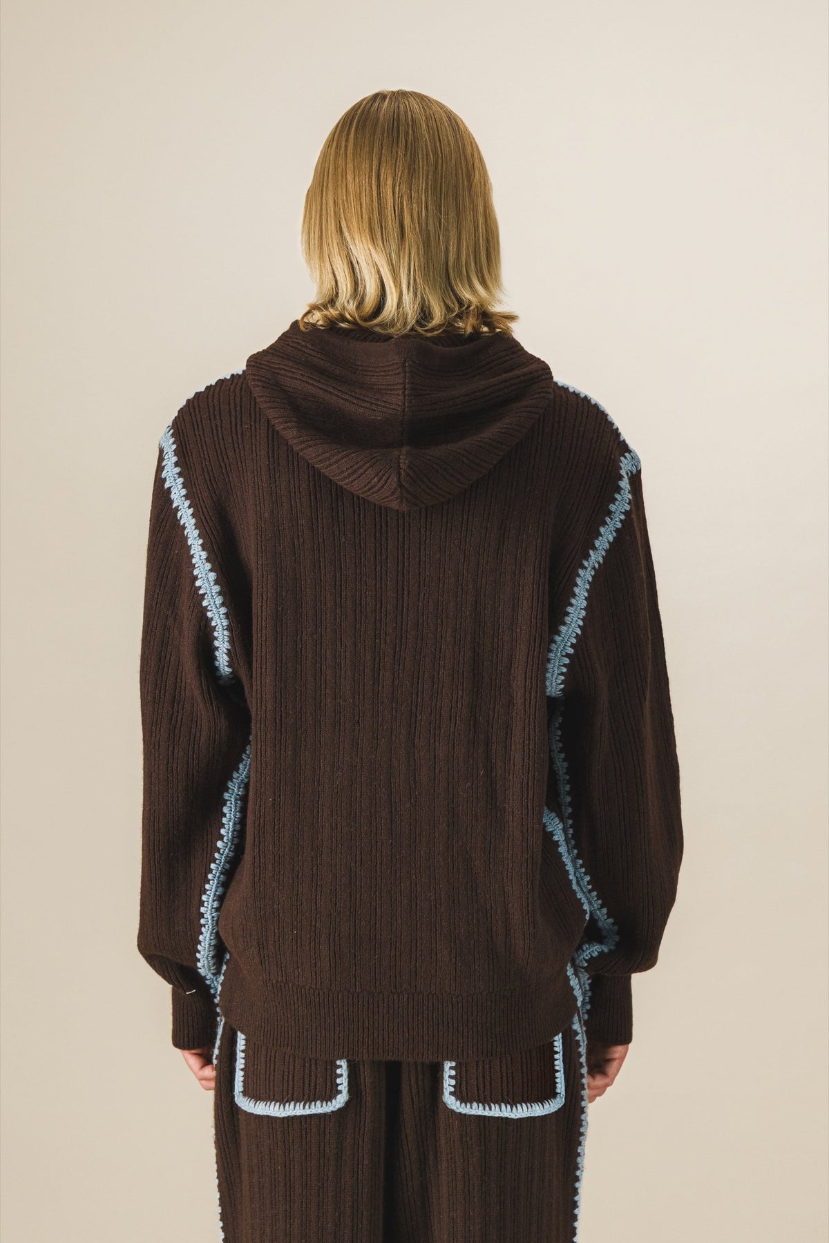 Gilet zippé feston