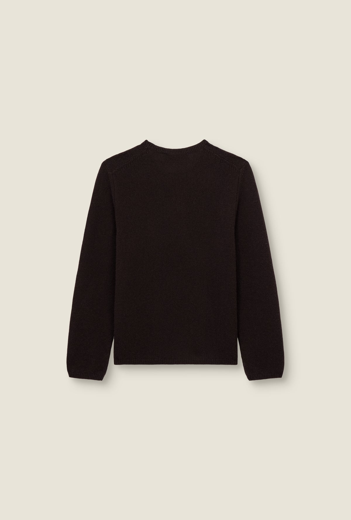 Pull col rond laine et cachemire