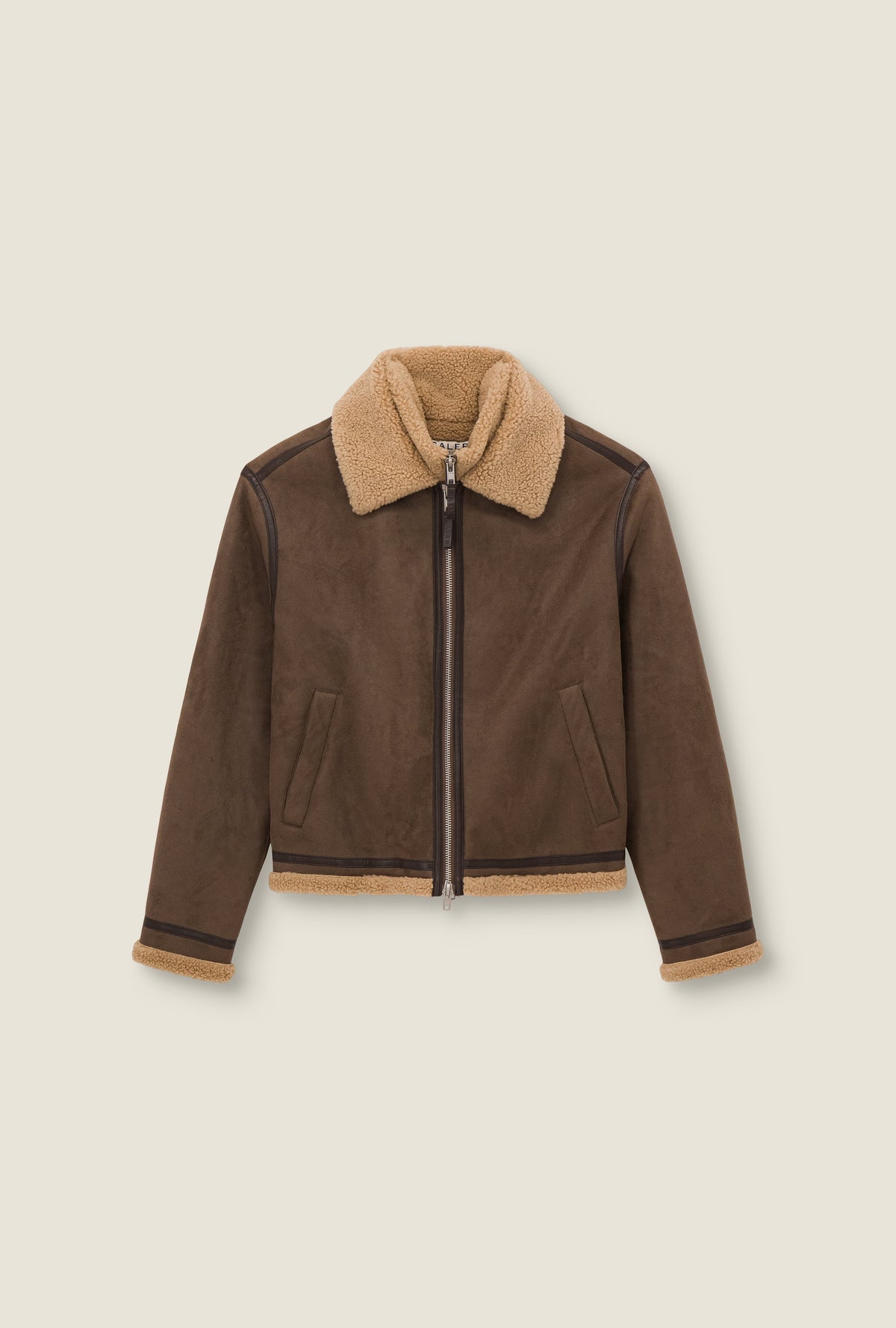 Blouson aviateur double col