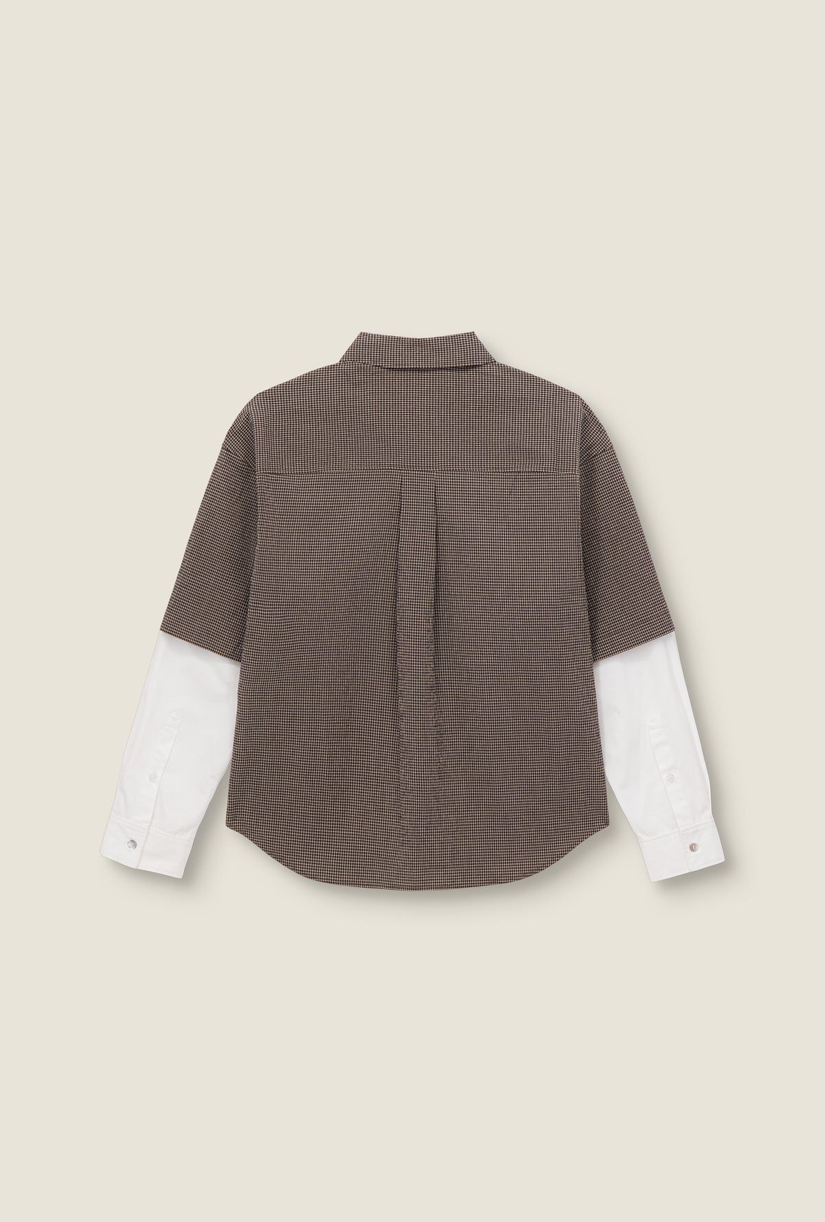 Chemise manches courtes double épaisseur