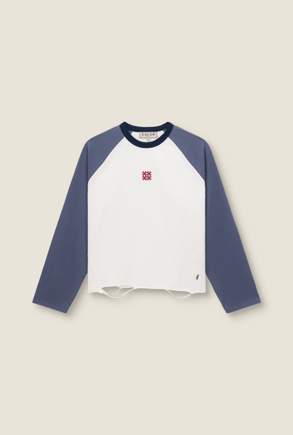 T-shirt manches longues contrasté