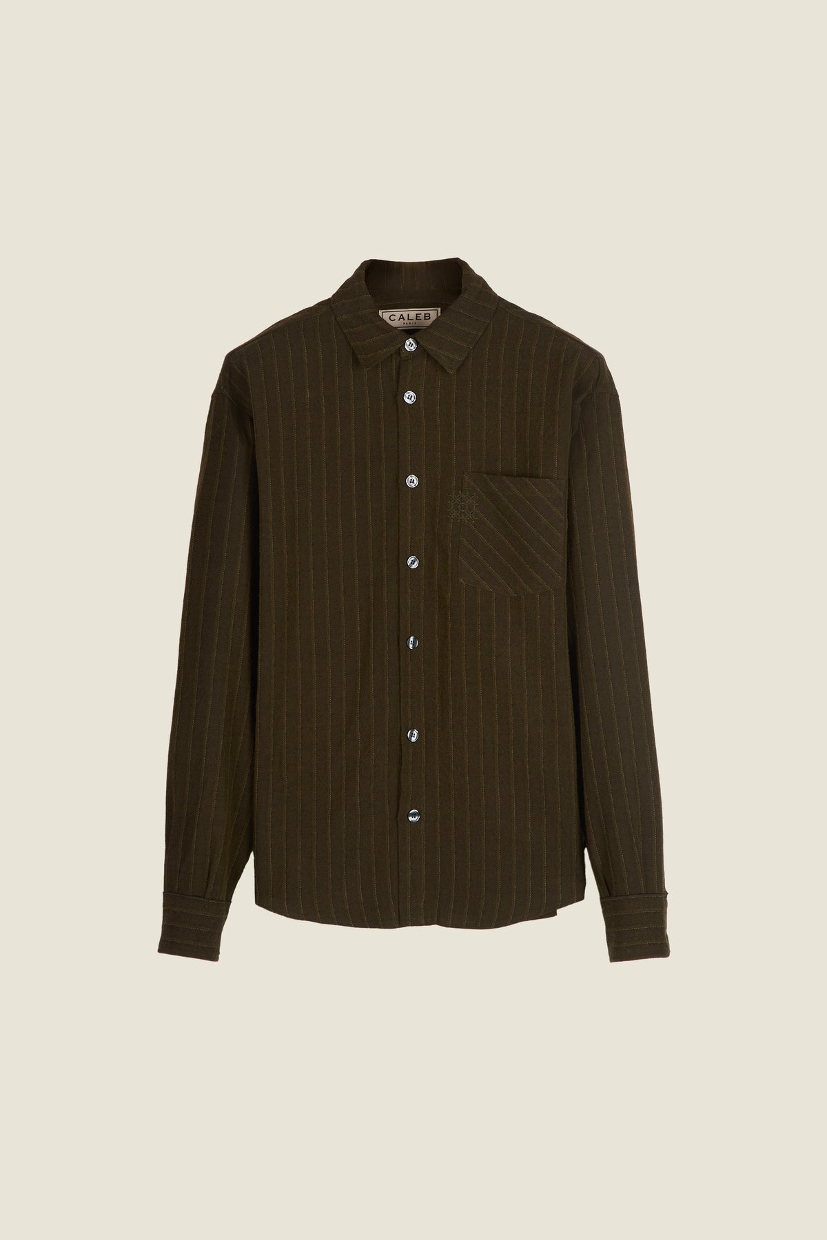 Chemise à rayures fines