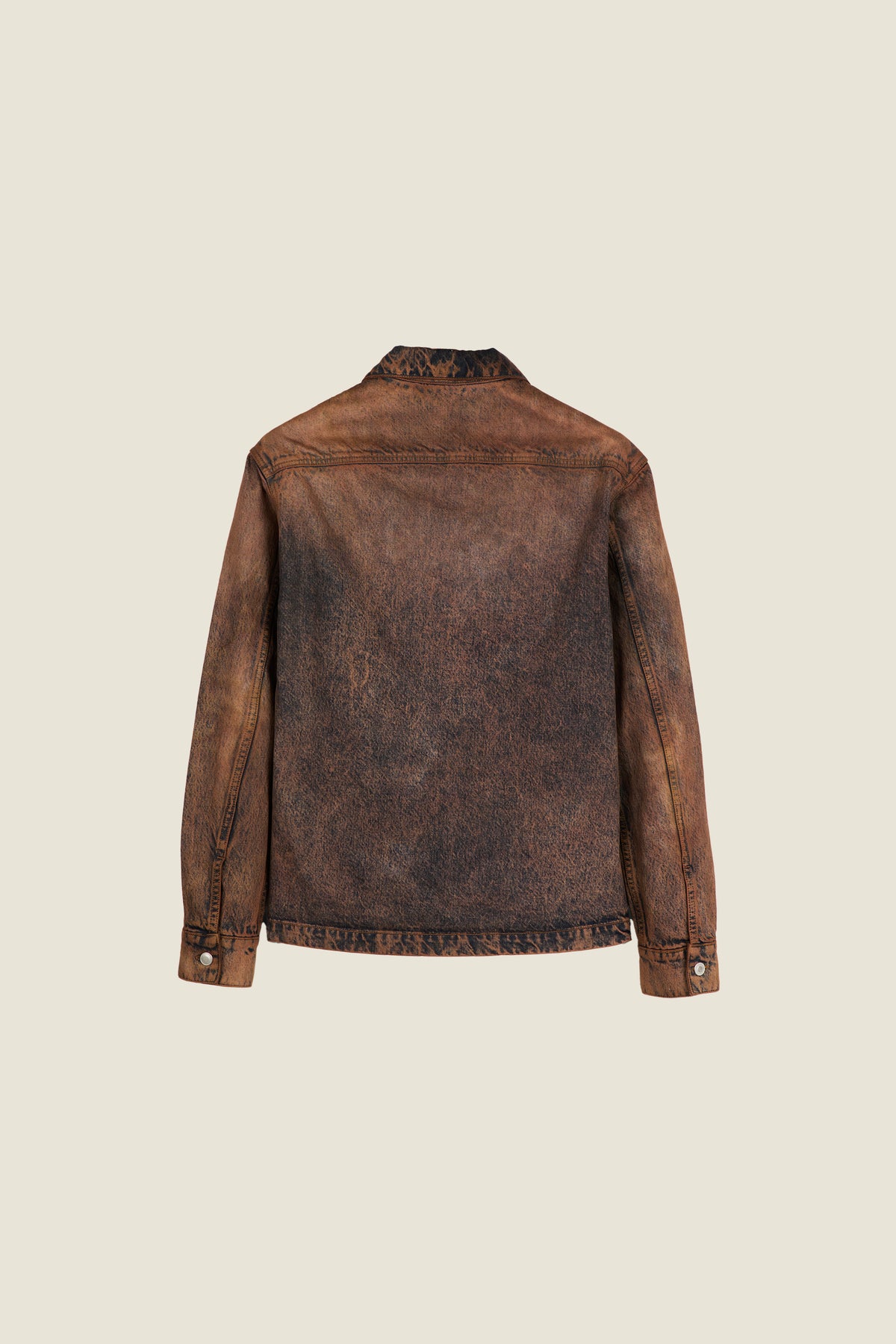 Veste en jean délavé