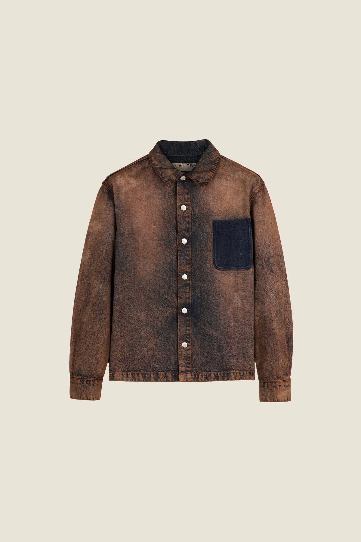 Veste en jean délavé