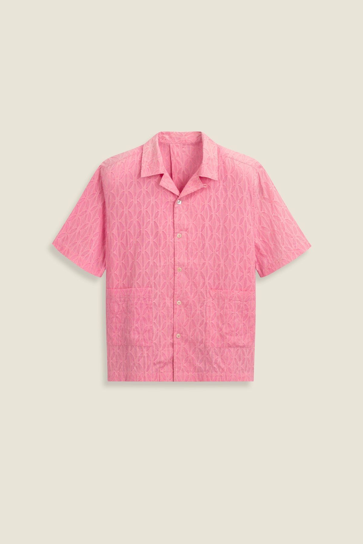 Chemise à motif floral délavé