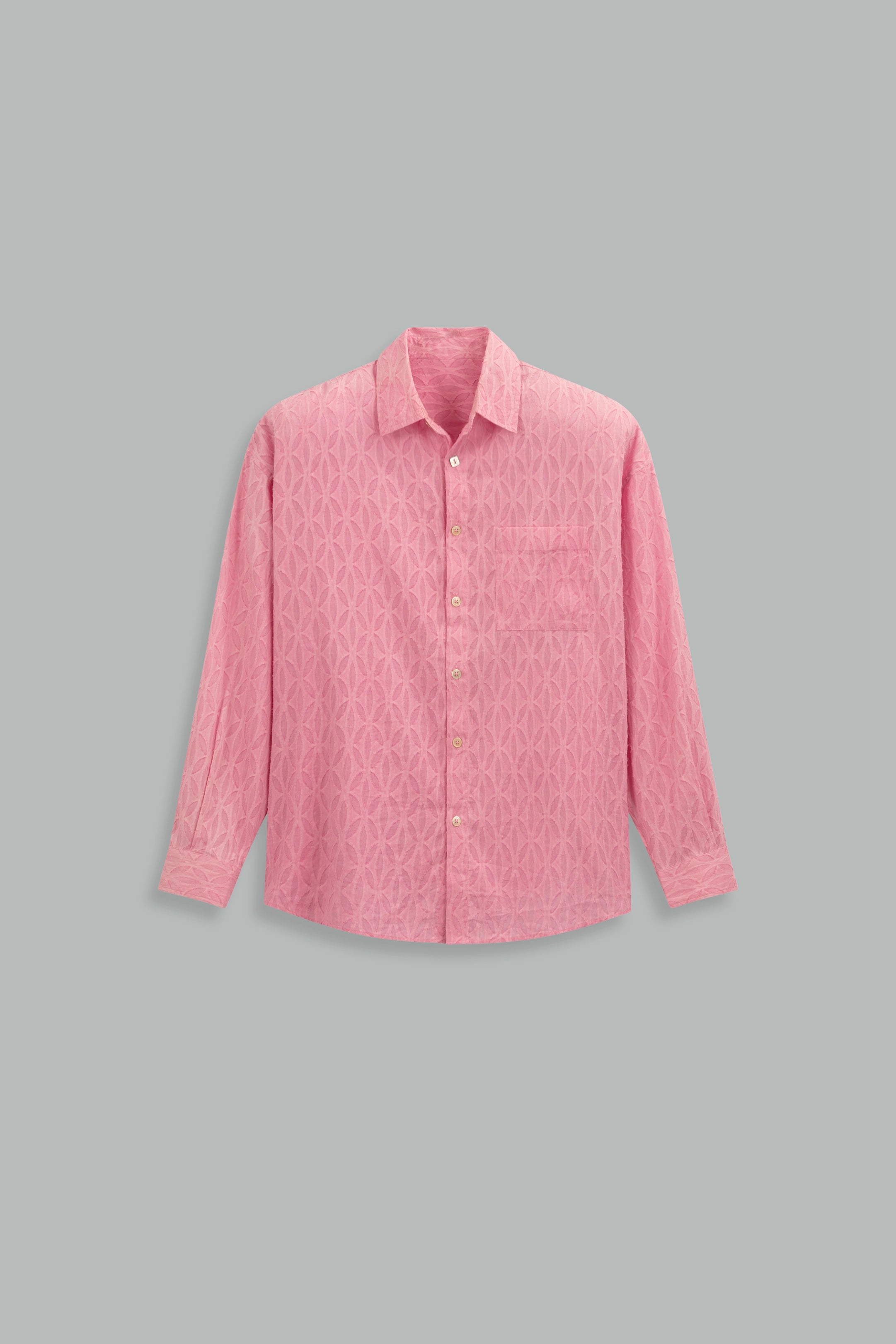 Faded floral print shirt