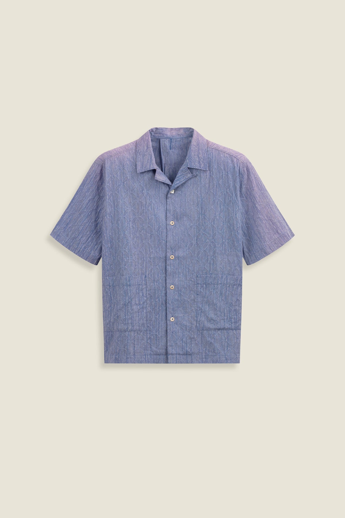 Chemise à motif floral délavé