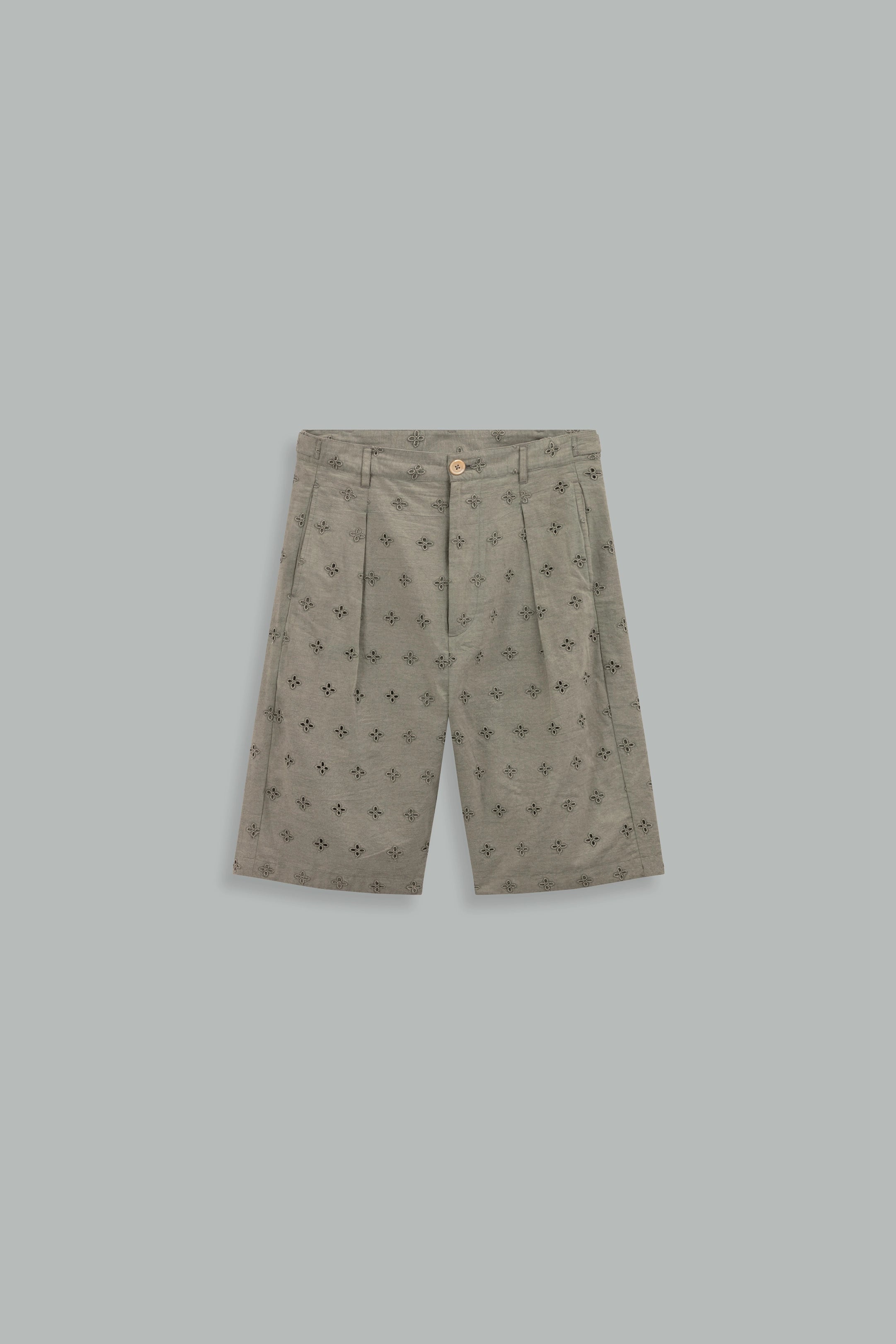 English embroidery shorts