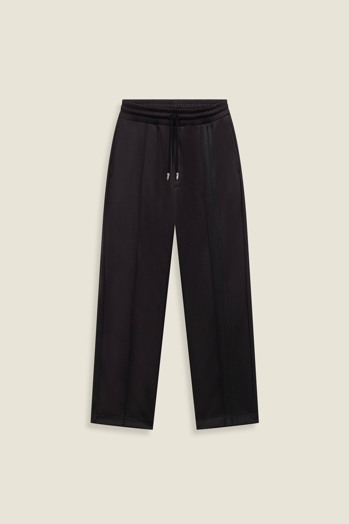 Tracksuit-Hose mit schwarzen Lederstreifen