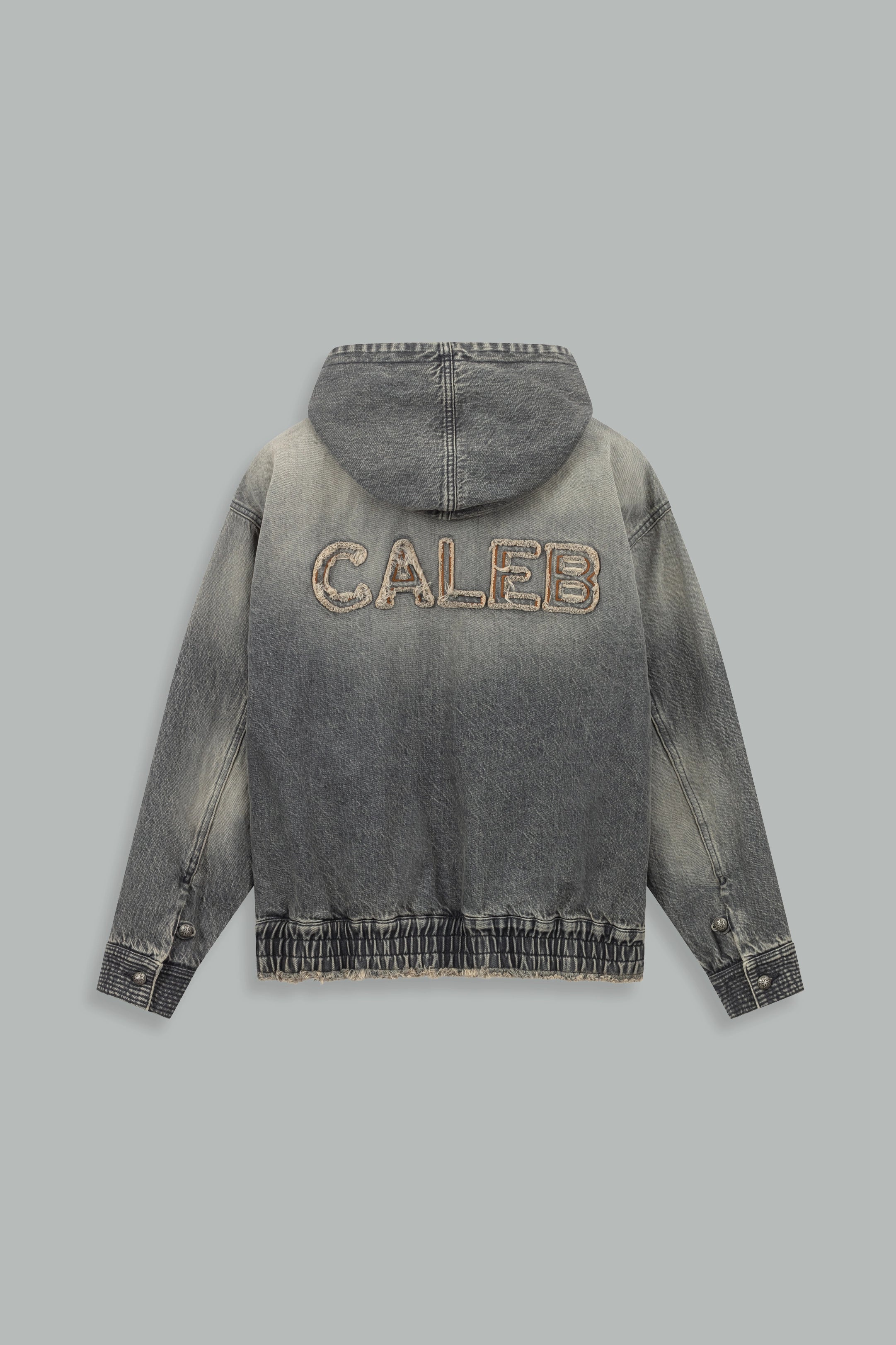 Sweat à capuche en denim