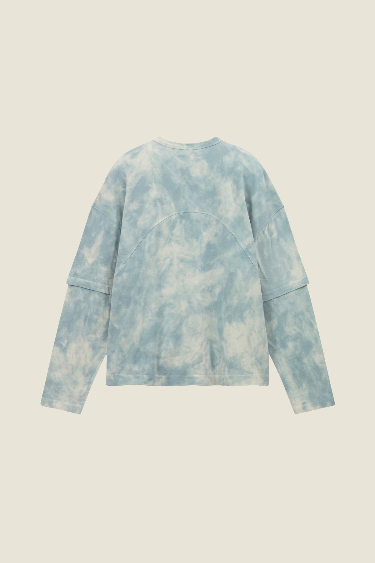 T-shirt avec teinture effet marbré