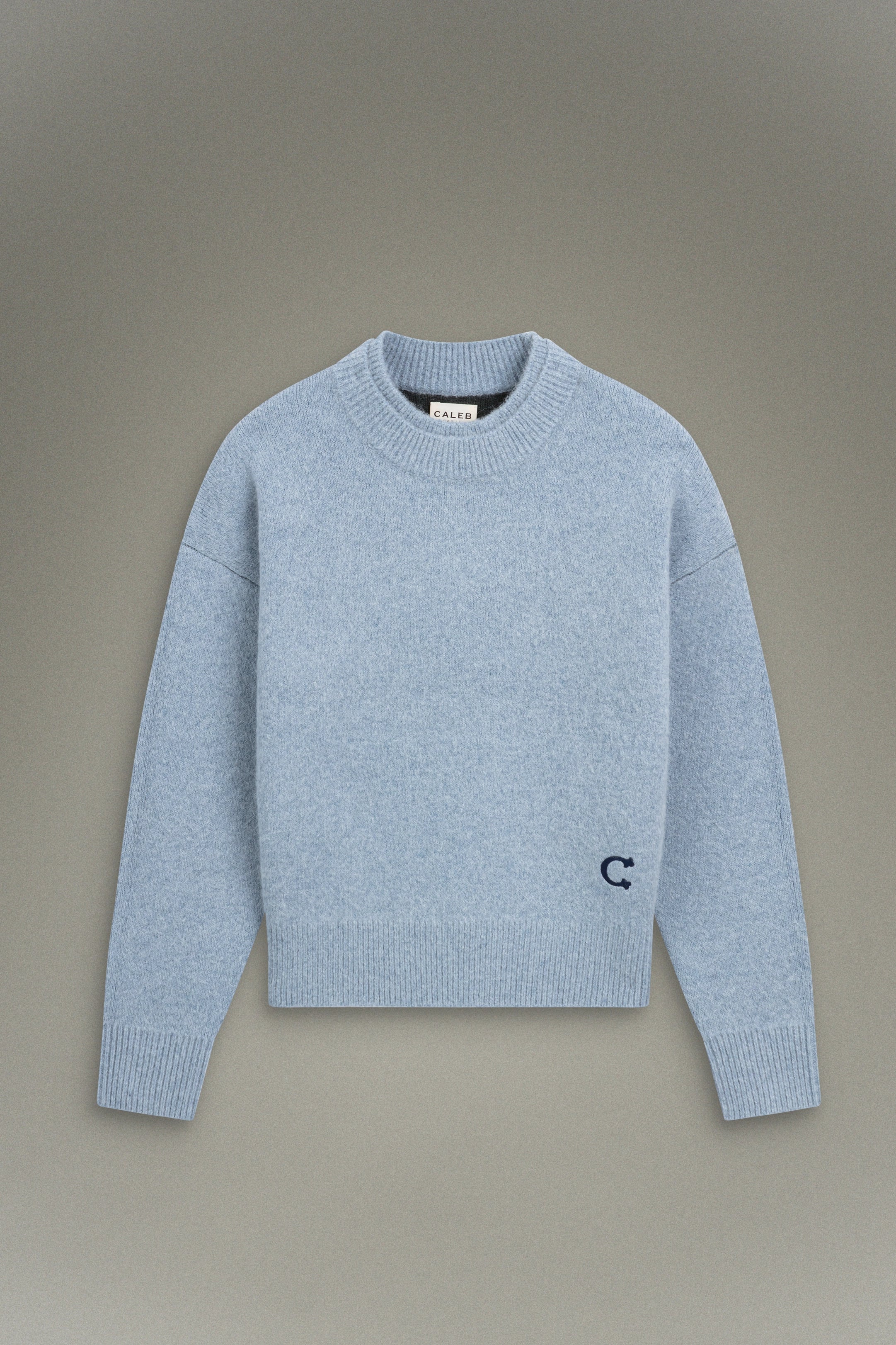 Sweat col rond brodé