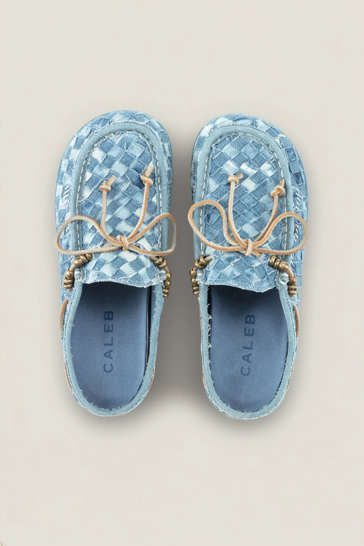 Kaia Mules en denim