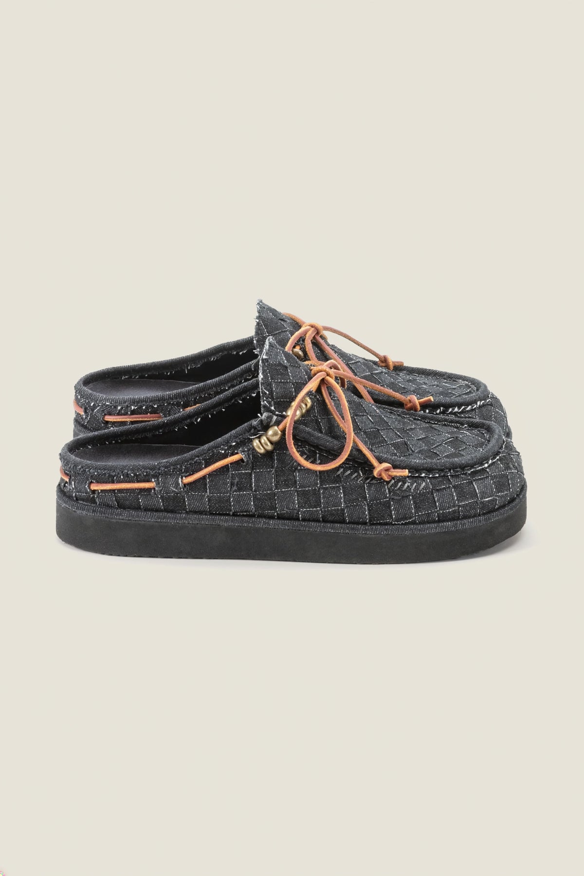 Kaia Mules en denim