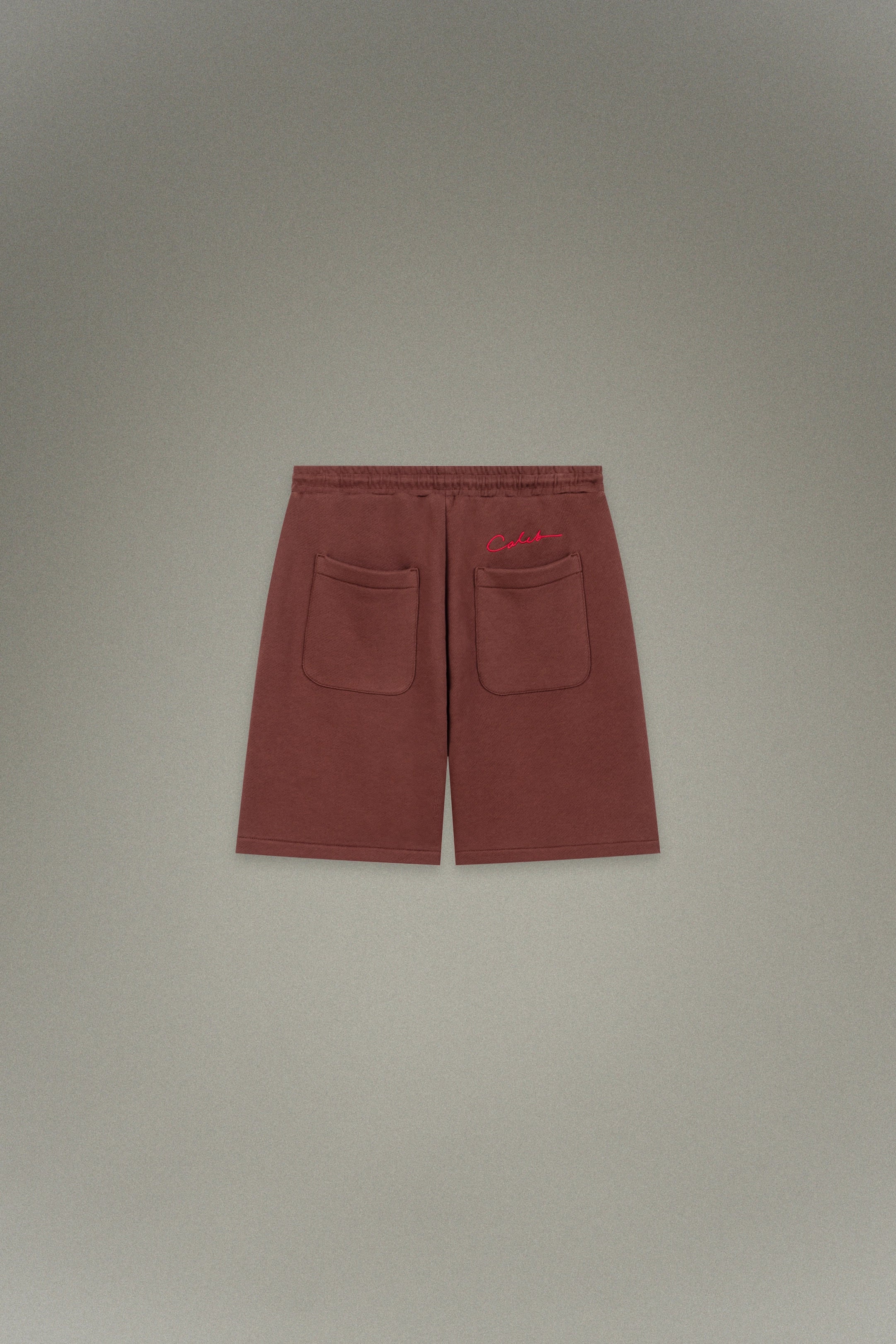 Baumwollshorts mit Blumenstickerei