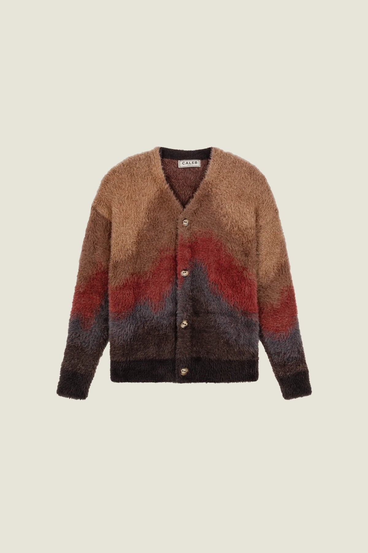 Mohair knit cardigan
