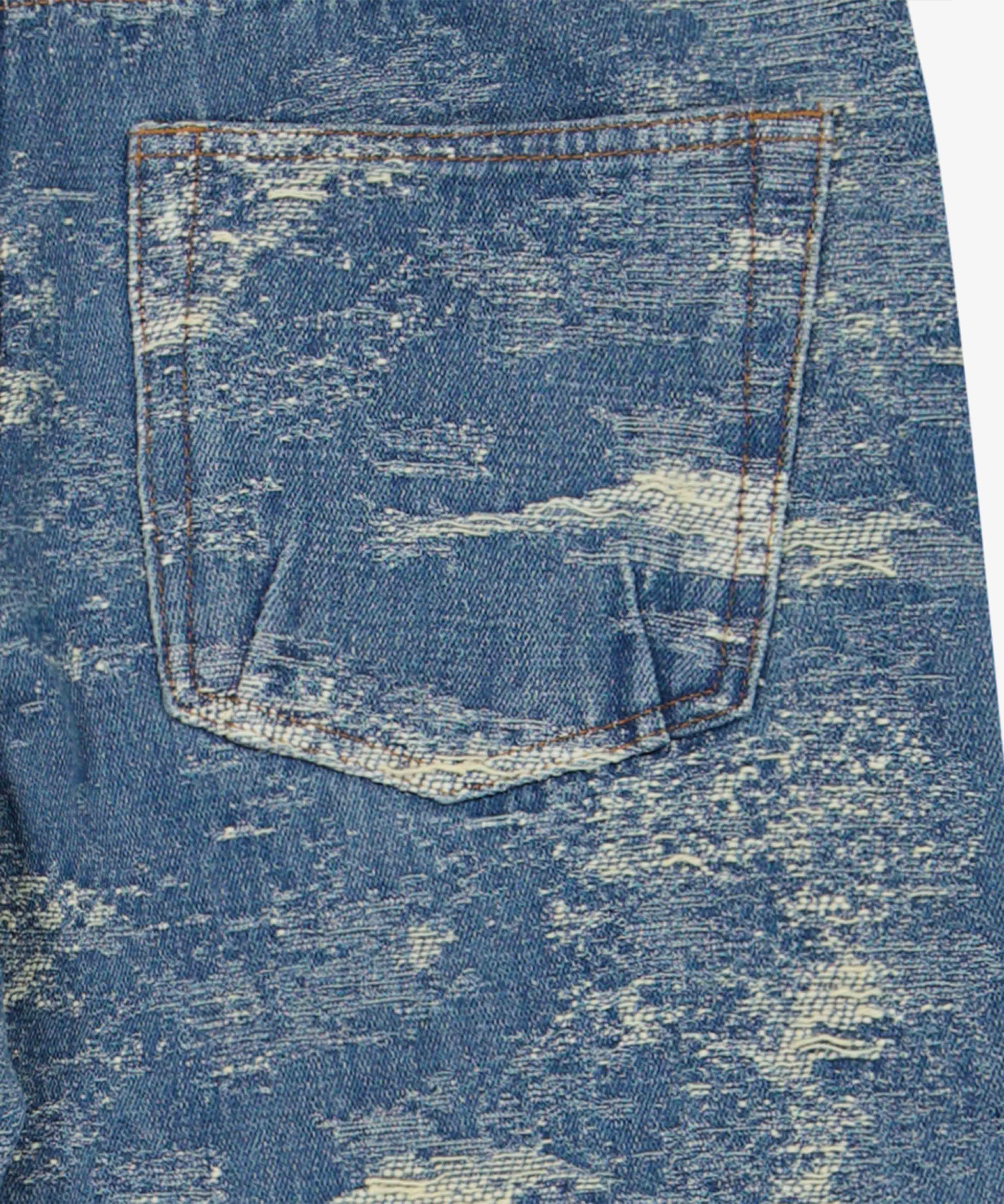 Gewebte Jeans mit „Vintage“-Effekt